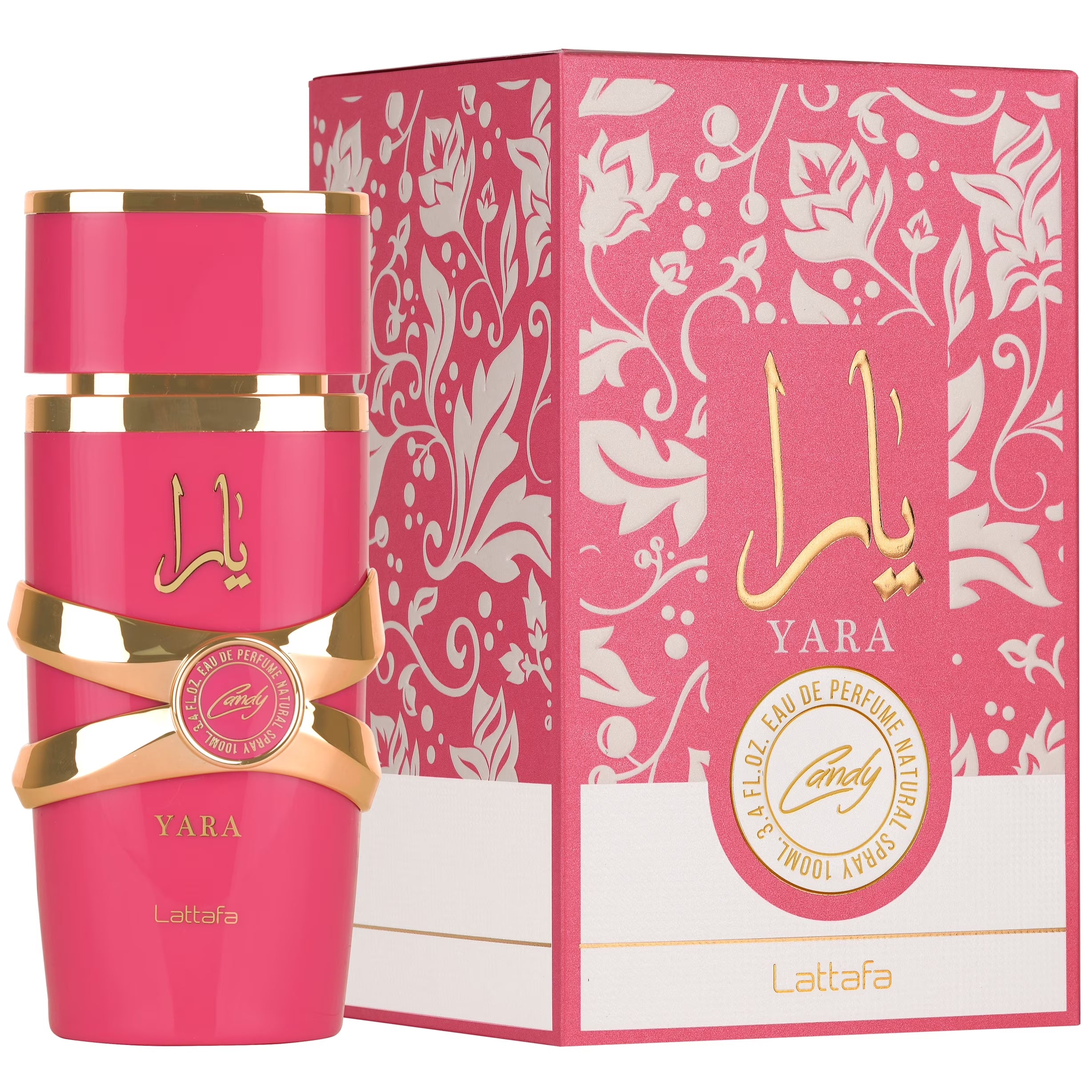 Yara Candy Eau De Parfum Spray, Perfume for Women, 3.4 Oz